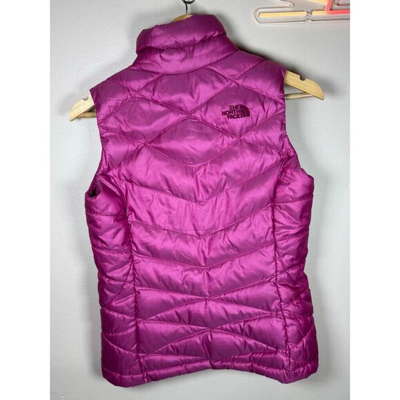 The North Face Pink Goose Down 700 Fill Puffer Vest XS Ski Hike Gorpcore Outdoor - Picture 5 of 10